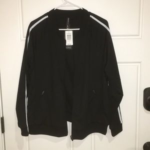 Torrid athletic jacket with zip and mesh lining